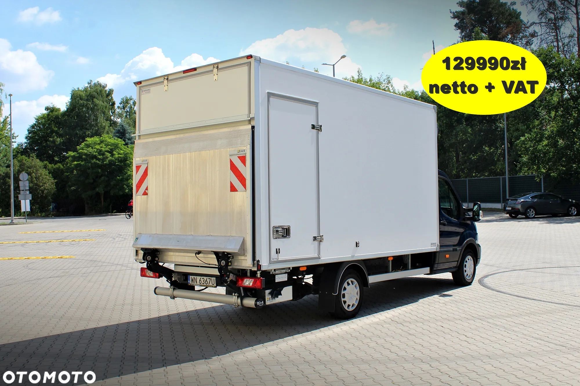 Ford Transit kontener 9 euro palet + winda BAR 750kg - 1