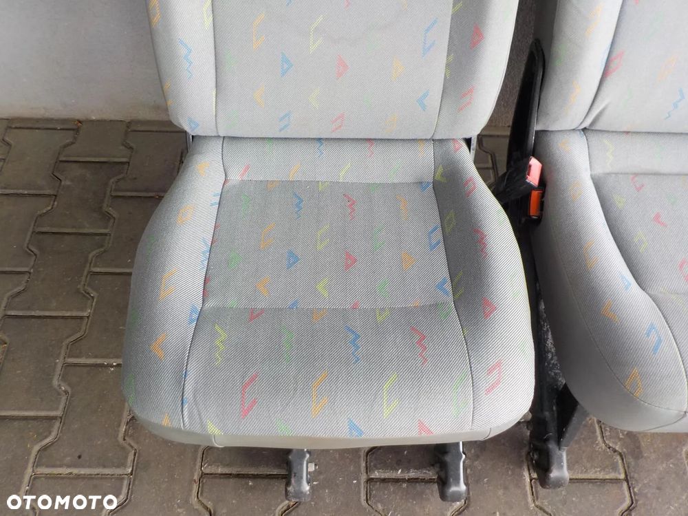 VW T5 T6 FOTEL FOTELE SIEDZENIA RZĄD ŚRODKOWY TYŁ INKA - 3