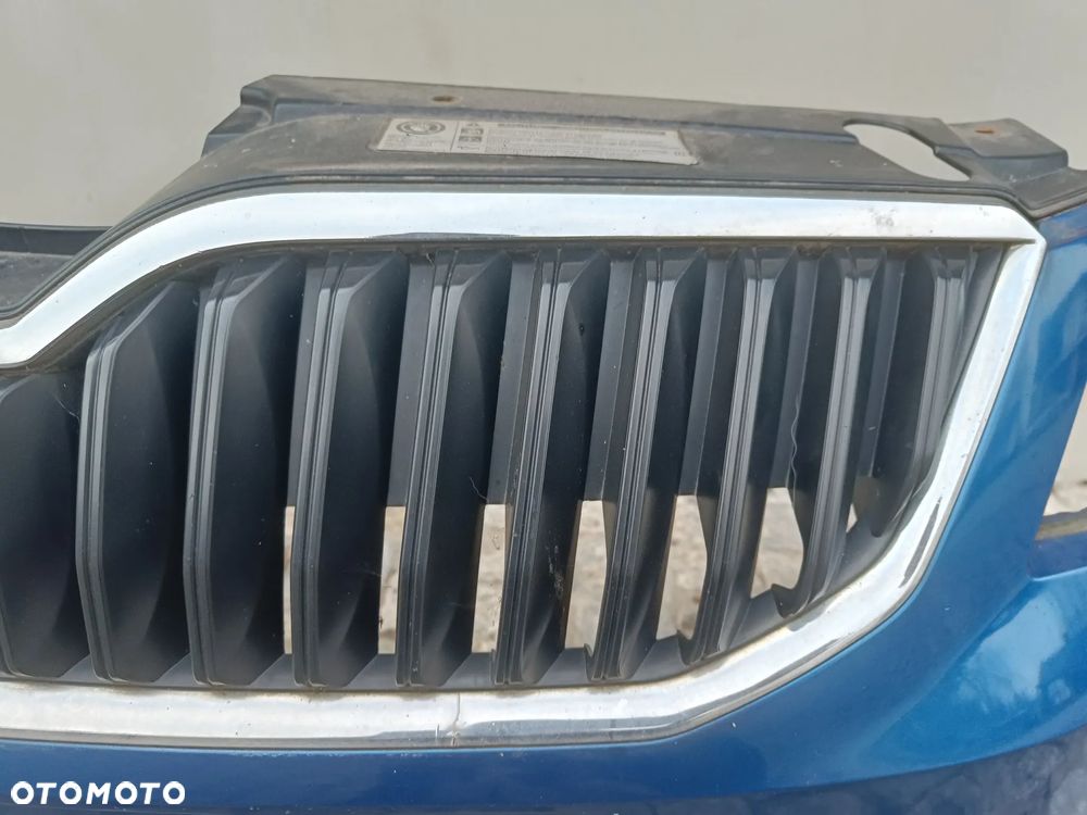Zderzak przedni Skoda Octavia 3 III Przód Atrapa Grill Halogeny LF5W - 18