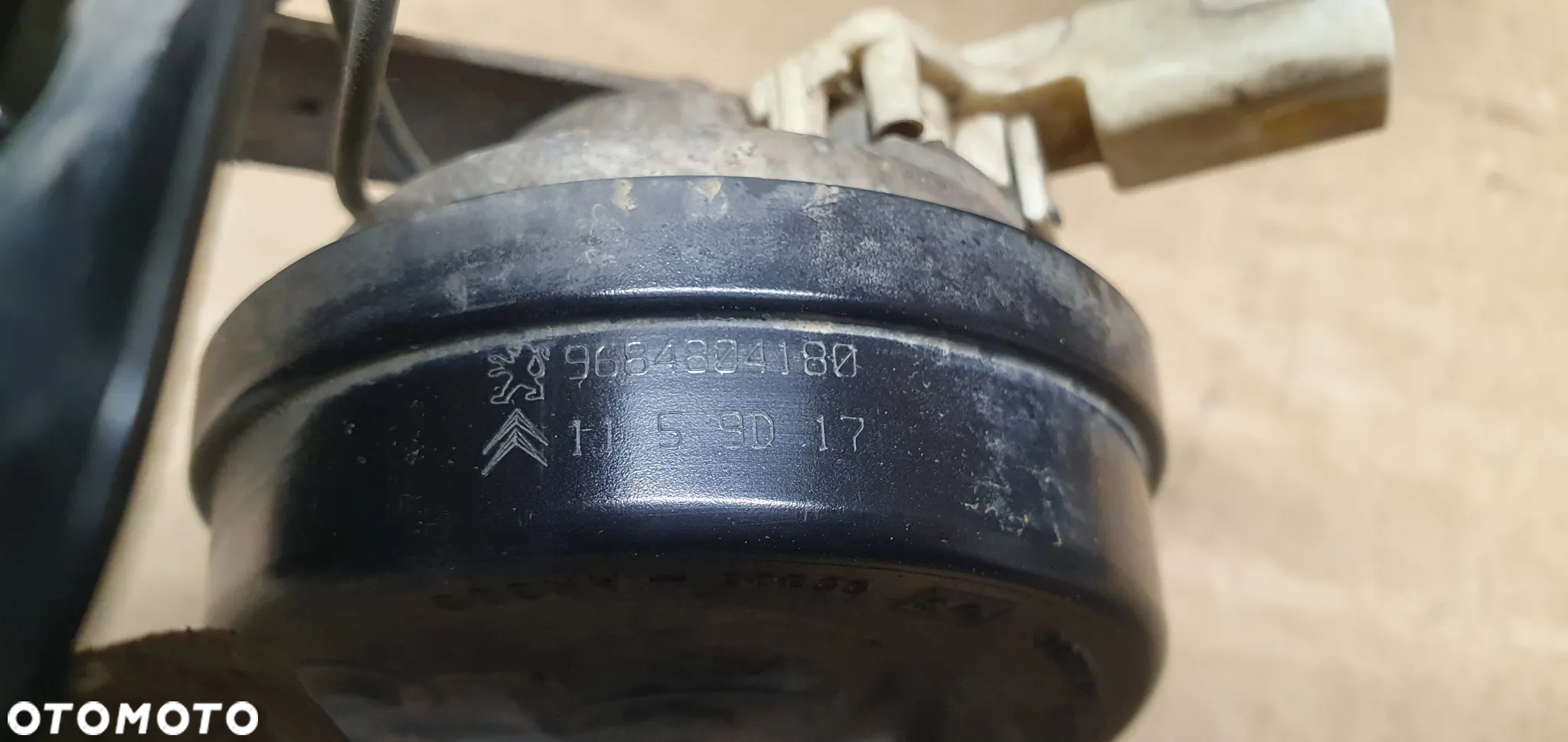 Klakson sygnał dźwiękowy klaksony Citroen C5 III 9684804180 - 6
