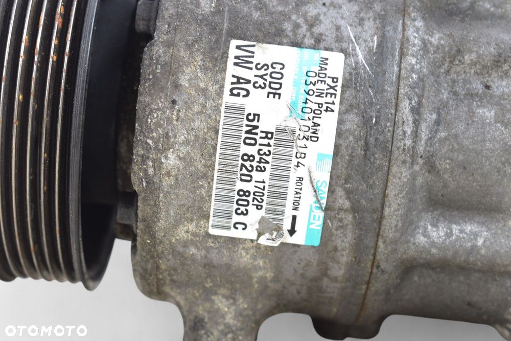 Sprężarka Klimatyzacji VW GOLF VI AUDI A3 8P 2.0 TDI 5N0820803C - 3