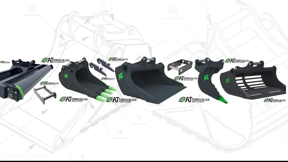 Łyżka kablowa 250/60litrów S30/S40, Verachtert CW05, Lehnhoff MS01, VOLVO - PRODUCENT - 8