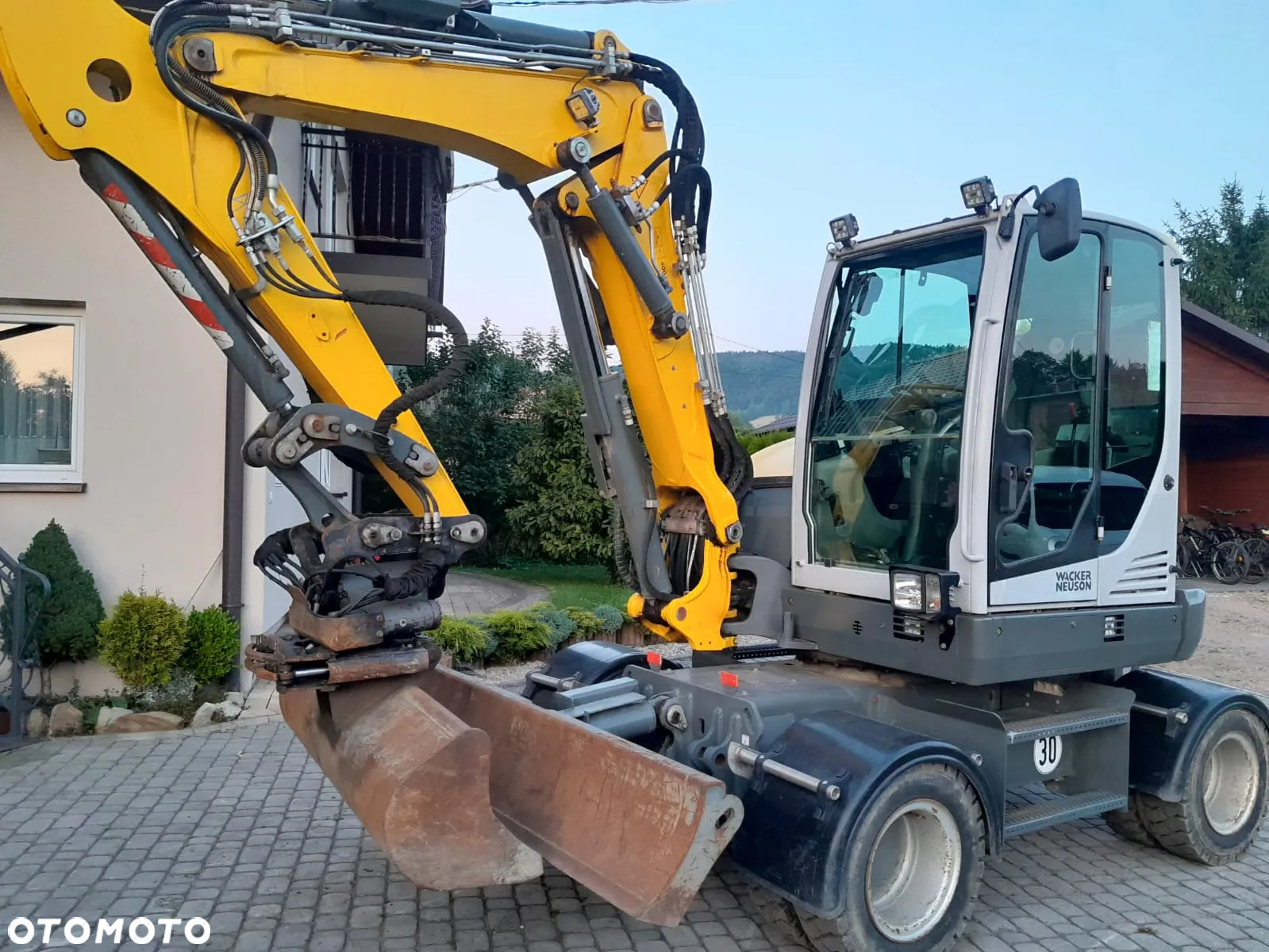Wacker Neuson EW65 2018r 3062mtg. głowica obrotowa ze szczypcami, KLIMA - 6