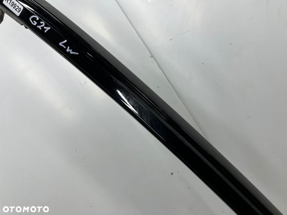 Relingi dachowe BMW 3 G21 kombi 18r.- lewa nakładka listwa metalowa 8073211 - 3