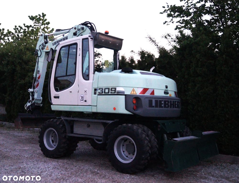 Liebherr 309 LITRONIC / KLIMA / LAKIER ORGINAŁ / NOWE OPONY  (311 312 TEREX CAT ) - 3