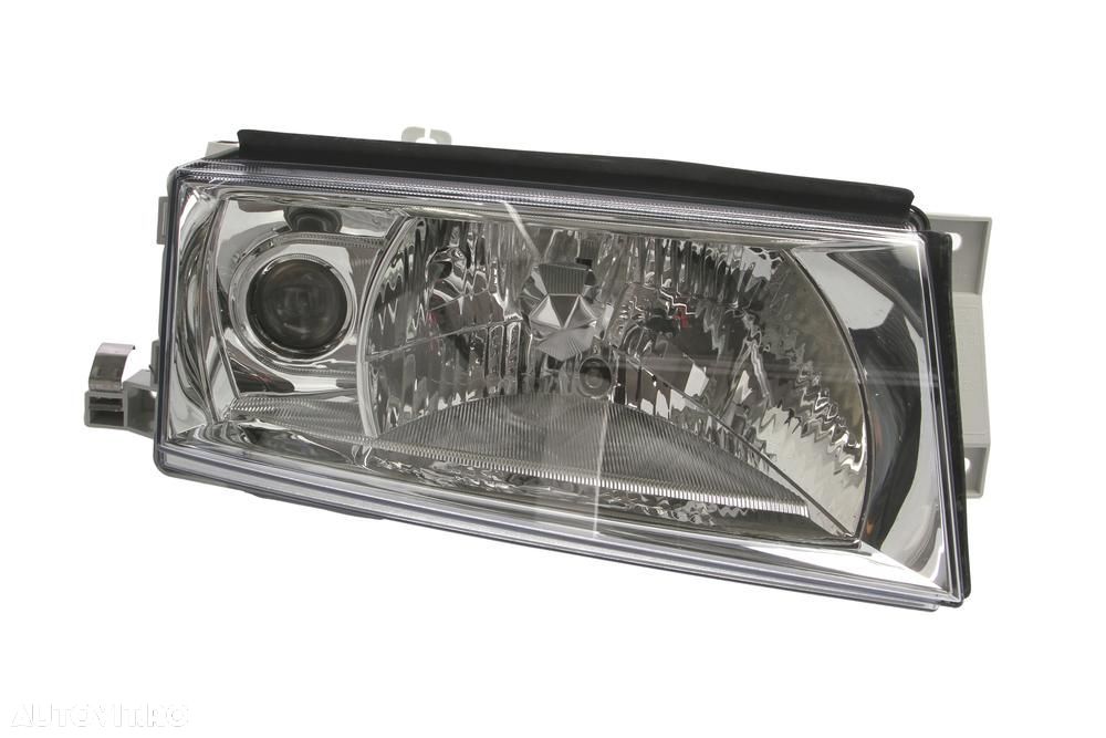 Far Skoda Octavia/Tour (1u2/1u5), 01.2001-11.2010, Electric, tip bec H3+H4, omologare ECE, fara motoras, 1U1941018D; 1U1941018P; 1U2941018N, Dreapta, cu far ceata marca TYC - 1