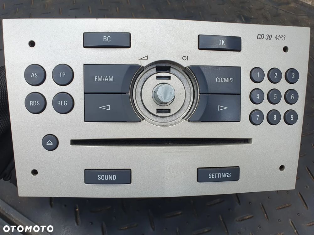 OPEL ASTRA H RADIOODTWARZACZ RADIO FABRYCZNE CD30 MP3 13251054 - 2