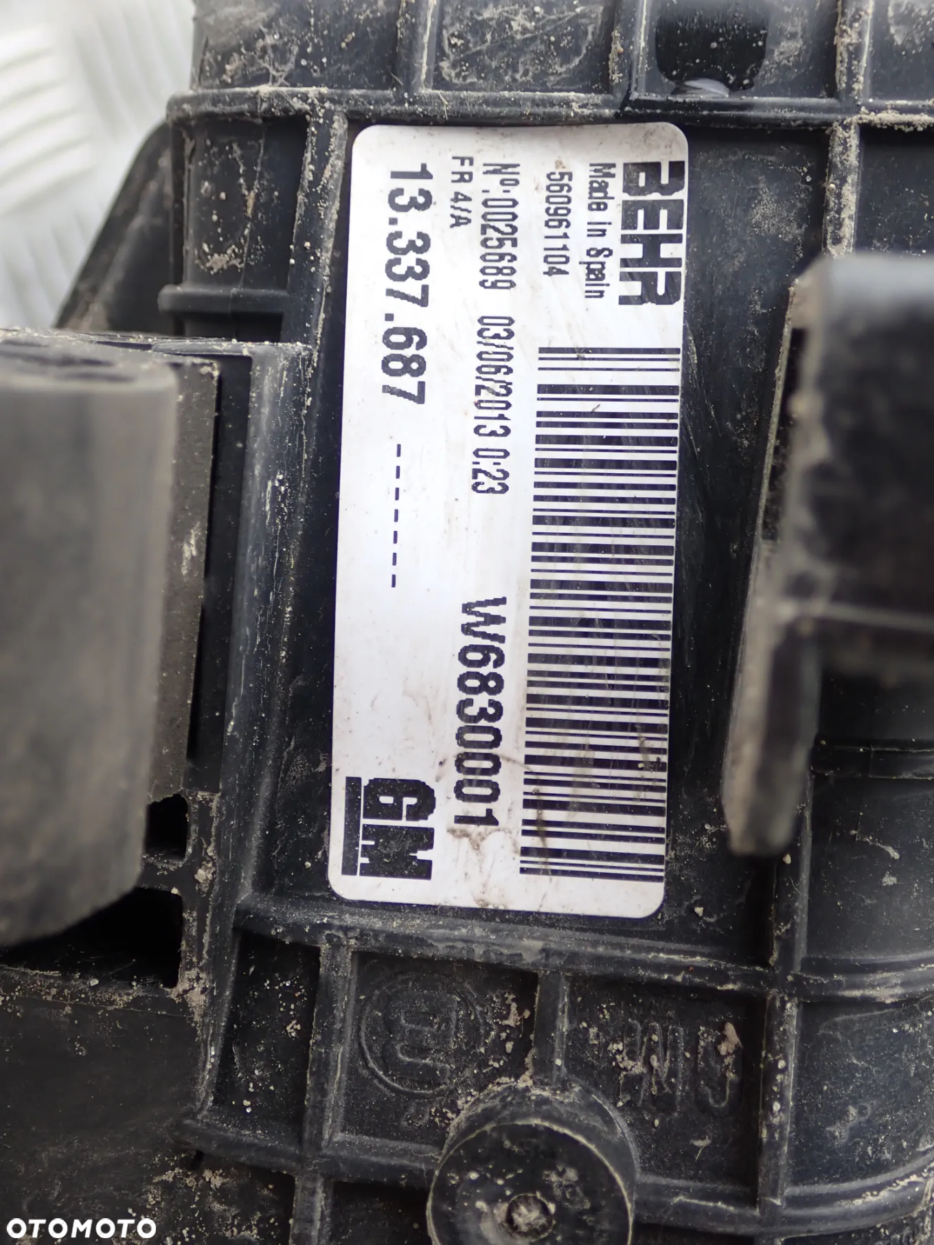 CHŁODNICA WENTYLATOR OPEL MERIVA B  R3455005   W6830001  Z5371002 - 7