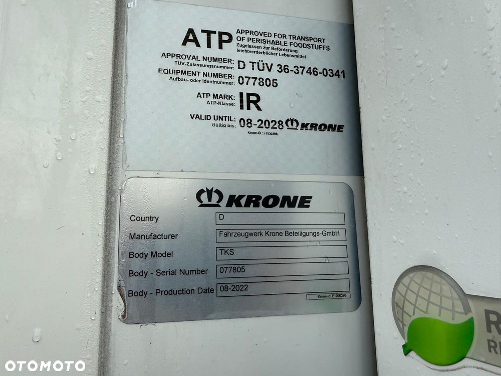 Krone Thermo King SLXi300 , DOPPELSTOCK - 33