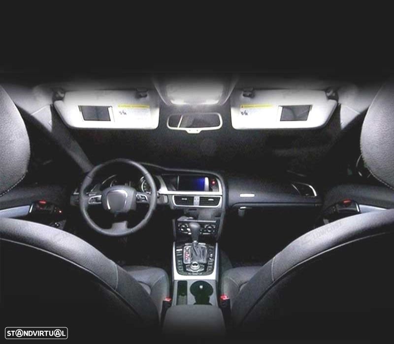KIT COMPLETO 10 LAMPADAS LED INTERIOR AUDI A5 S5 RS5 CONVERTIBLE CABRIOLET 09-15 - 2