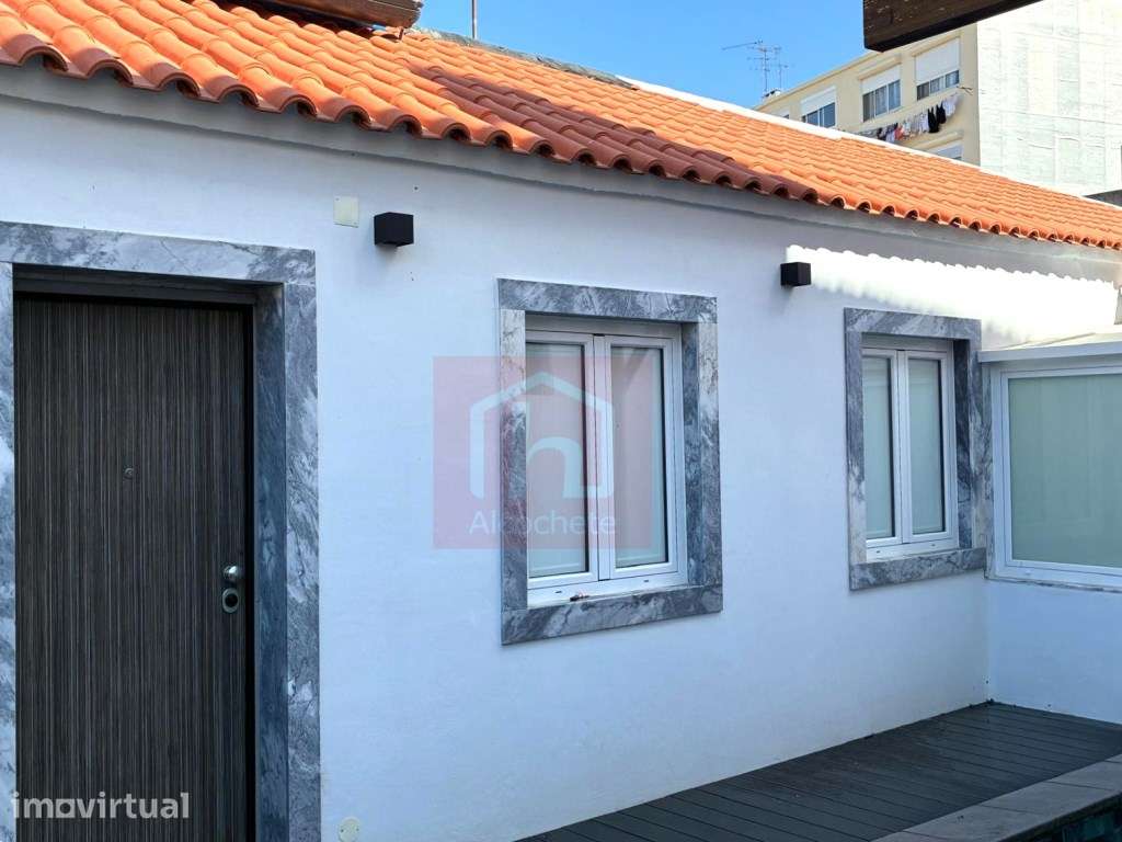 Moradia térrea T2 com logradouro e piscina em Alcochete. - Grande imagem: 2/11