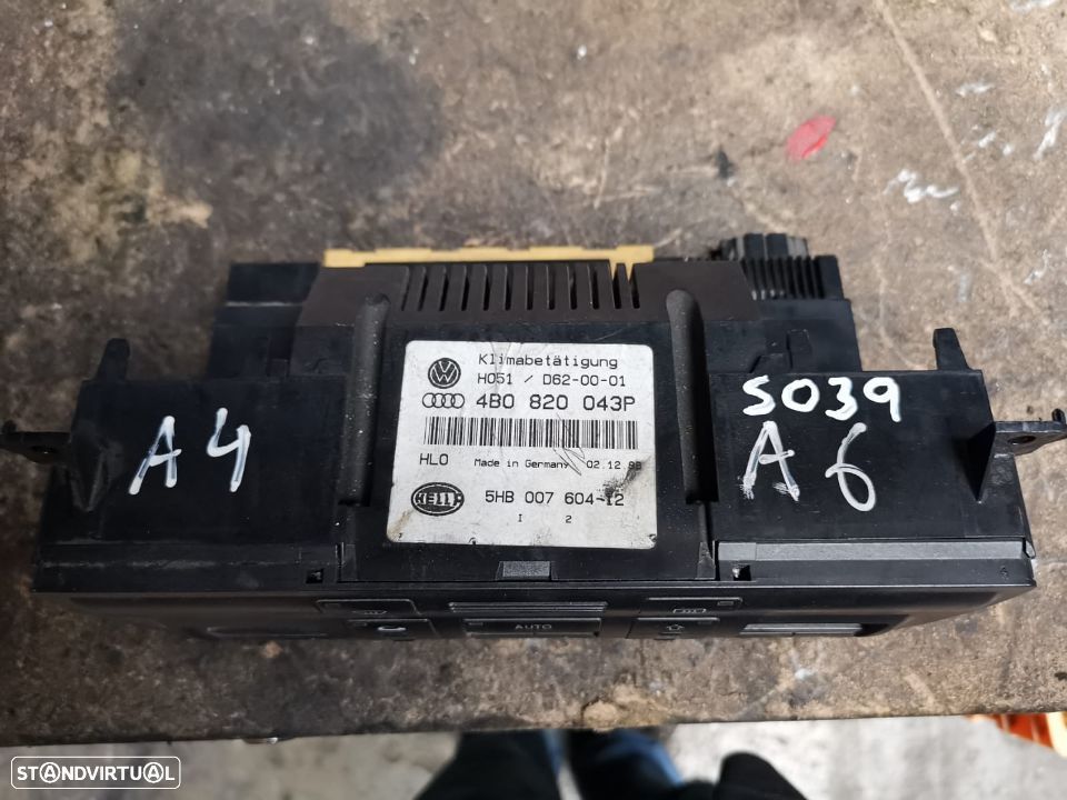 AUDI A6 COMANDO CHAUFAGEM CLIMATRONIC S039 - 3