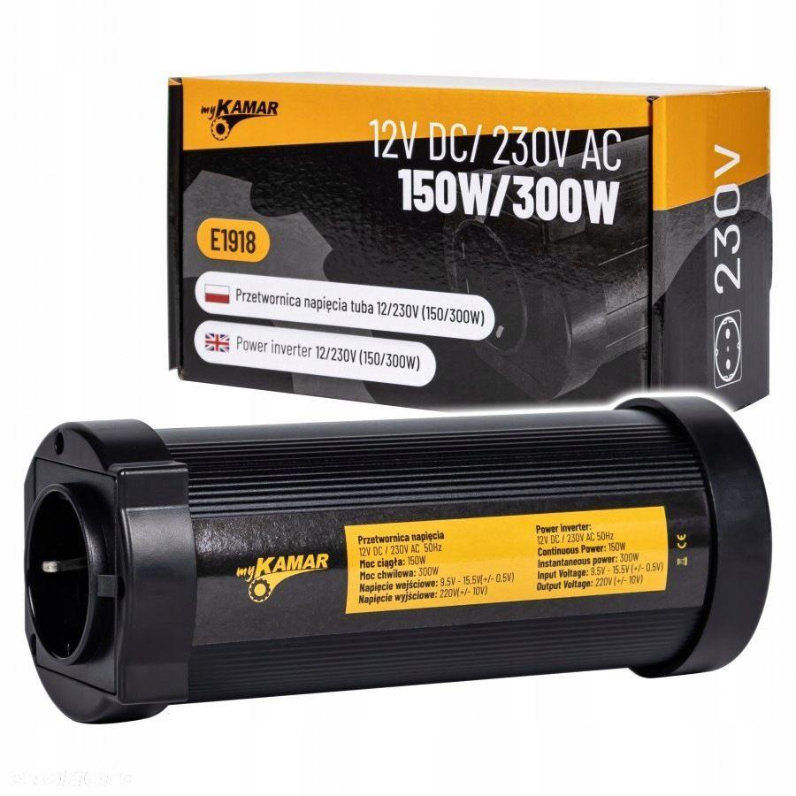 przetwornica napięcia tuba 12/230 v (150/300 w) - 1