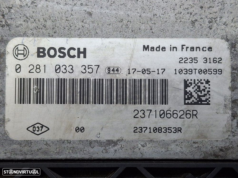 Conjunto Centralina Motor + Ignição Fiat Talento Caixa/Combi (296_) - 4
