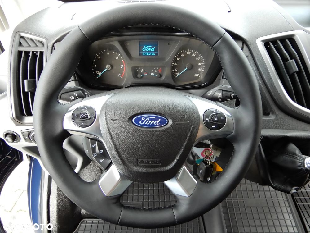Ford Transit 2.0 DCiV 130 Km EcoBlue Wersja TREND L3H2 Blaszak Furgon 6-Cio Osobowy Doka Brygadowy Dubel + 1267 Kg Ładowność DMC 3500 Kg Stan Auta Jak Nowy UNIKAT !!! - 37