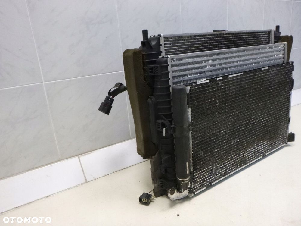 JAGUAR XF X250 KOMPLET CHŁODNIC WENTYLATOR IC INTERCOOLER KLIMATRONIC 3.0D - 3