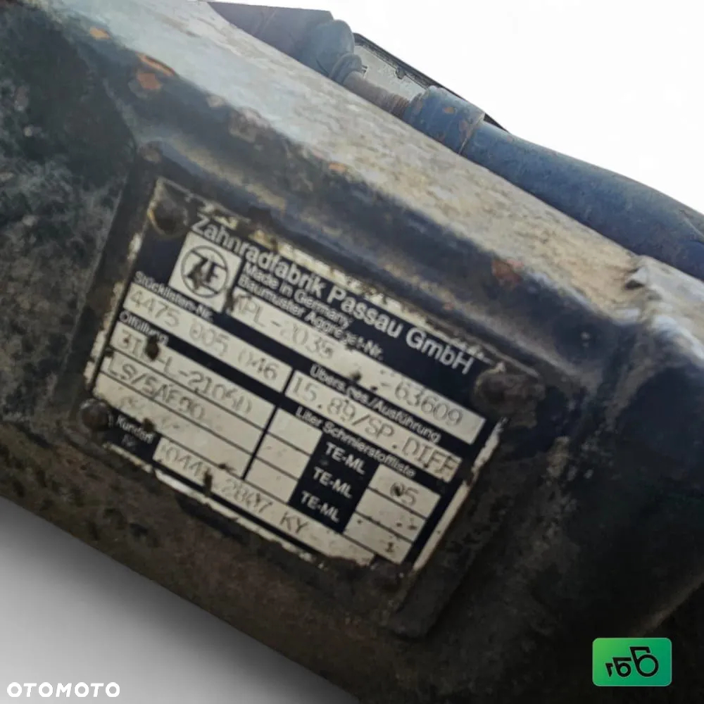 Oś przednia APL2035 ZF 4475005046 Deutz-fahr 106 Agrotron - 7