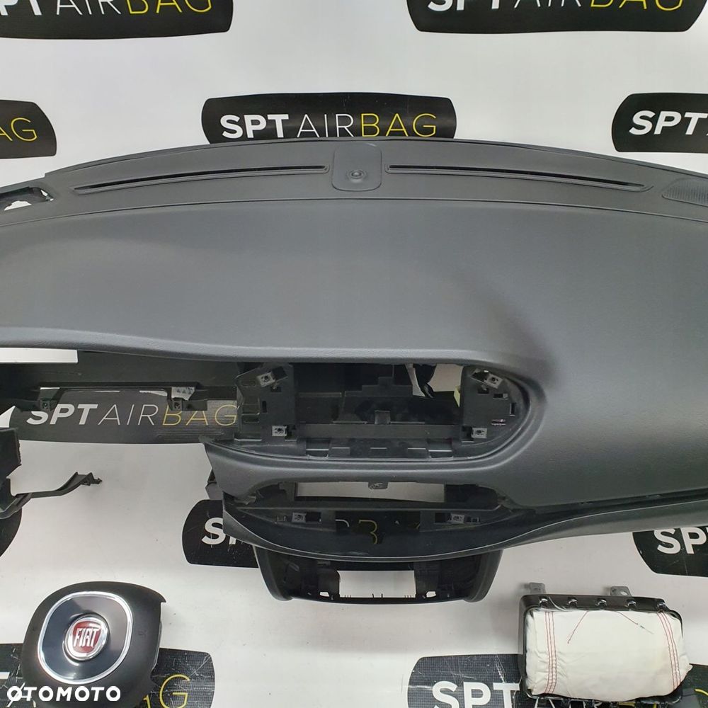 FIAT TIPO DESKA ROZDZIELCZA KONSOLA KOKPIT PULPIT PODUSZKI AIRBAG AIR BAG PASY KIT SET - 3