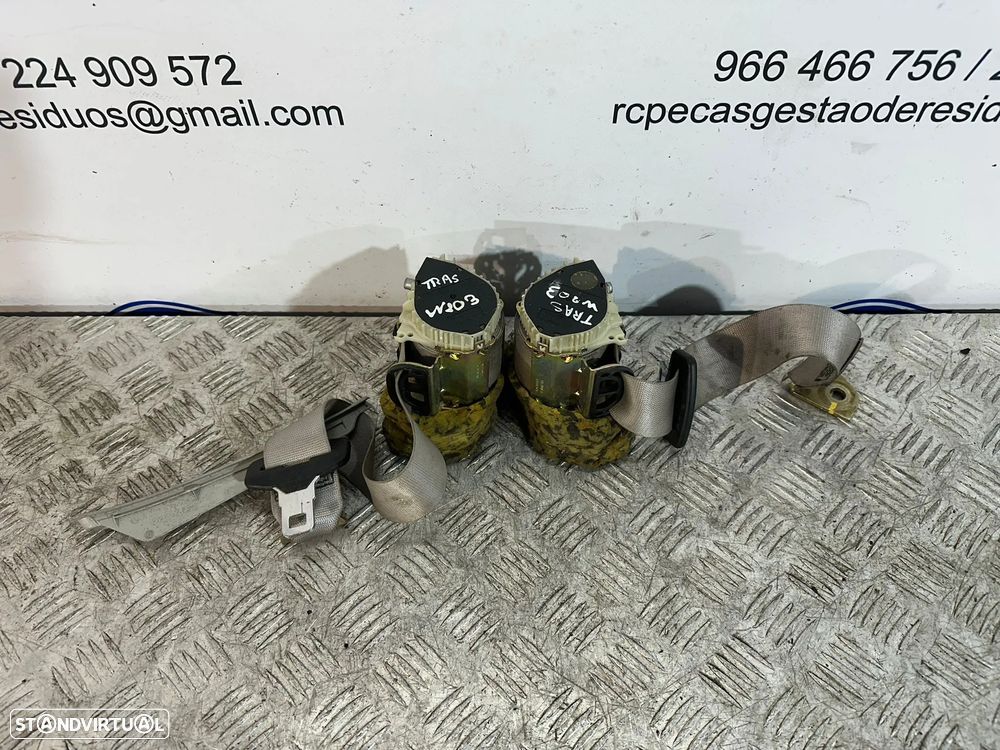 .Cinto De Segurança Tras Traseiro Direito Esquerdo Original Mercedes Benz Classe C W203 2000 - 2007 - 3