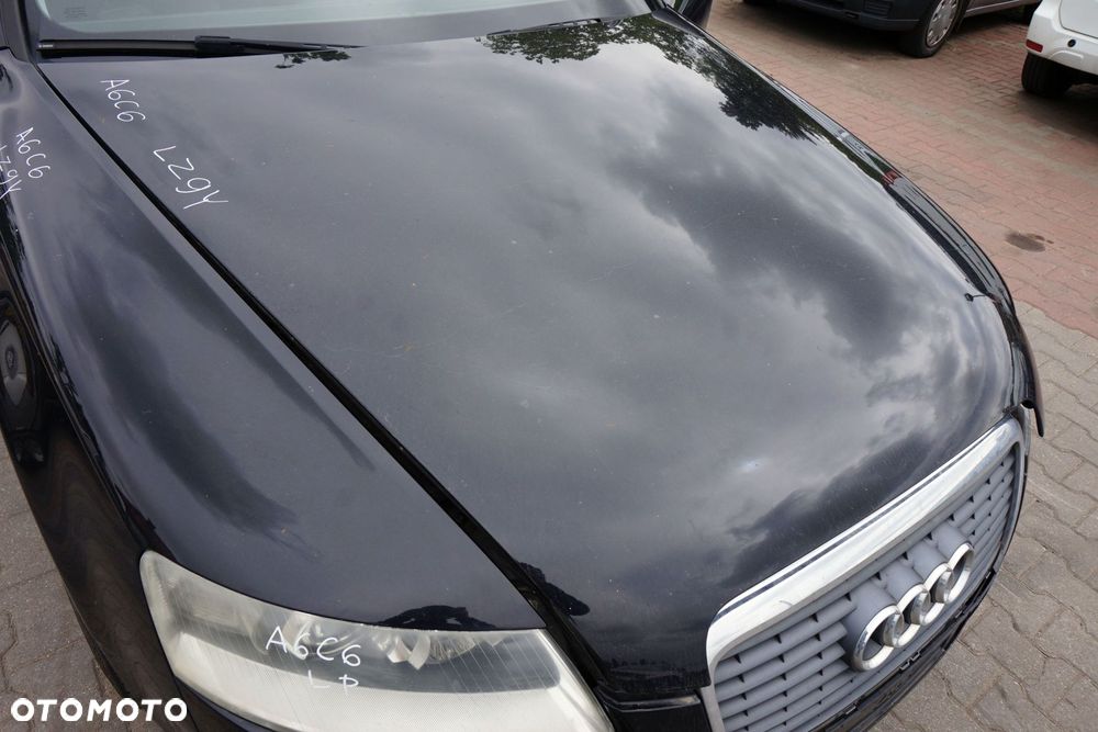 MASKA ZDERZAK BŁOTNIKI LAMPY A6 C6 LZ9Y  AUDI 2004-2008 CZARNY PRZÓD KOMPLETNY - 2