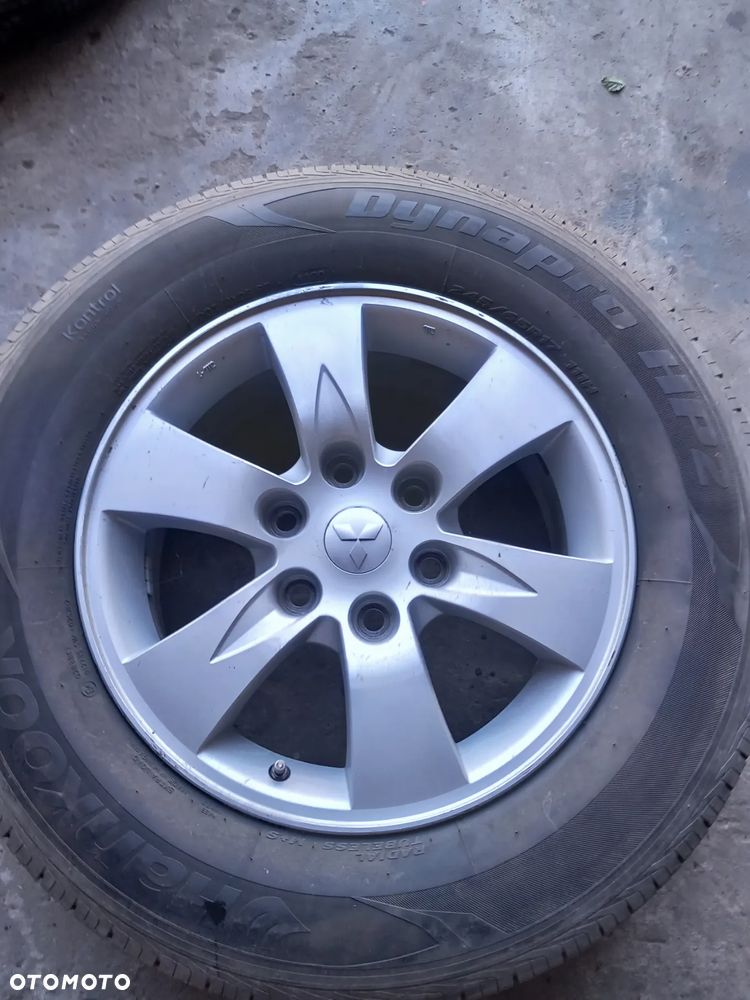 KOŁA FELGI OPONY 17 ALUMINIOWE KOMPLET MITSUBISHI L200 17X7J ET38 6X139,7 - 5