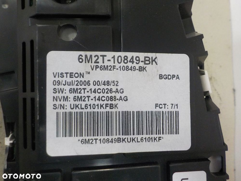 FORD S-MAX I LICZNIK ZEGARY 6M2T-10849-BK - 2