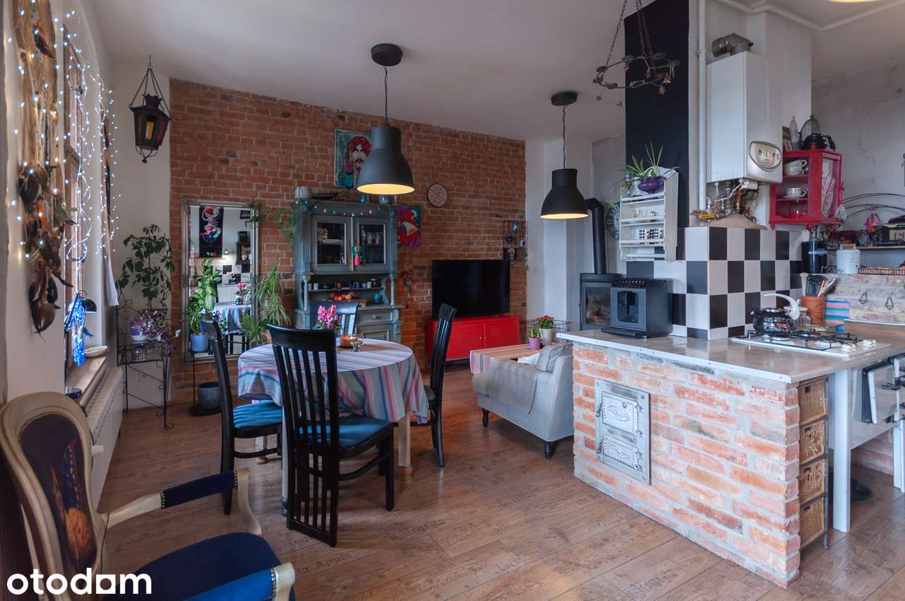 Loft 100 m2 w Kamienicy – Garaż, Ogród, Balkon – Centrum