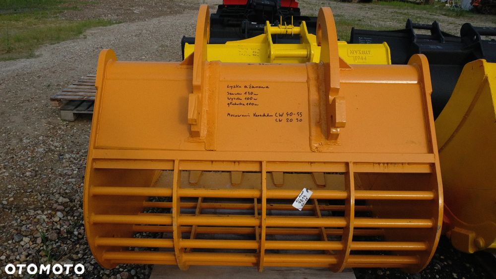 łyżka ażurowa verachtert cw 40 do koparki 25-35 ton - 2