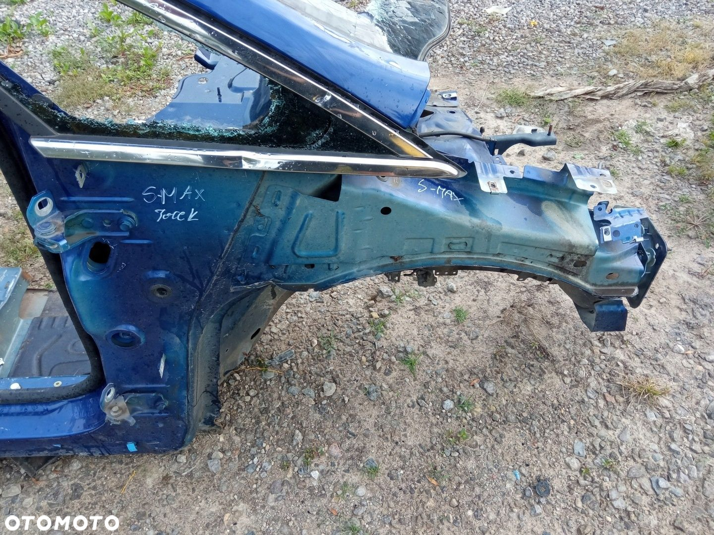 FORD S-MAX MK2 ĆWIARTKA PRAWA PRZEDNIA PRZÓD SŁUPEK PRÓG - 2