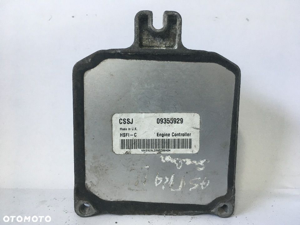 09355929 STEROWNIK 1.6 2.0 OPEL ASTRA - 1