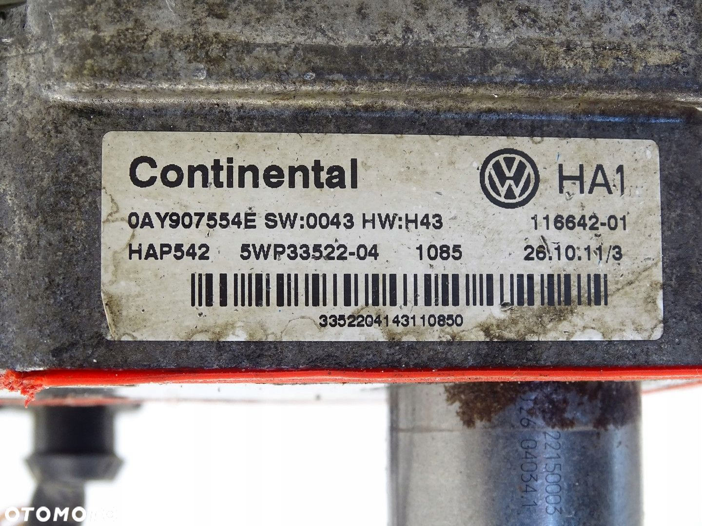 MODUŁ STEROWNIK HALDEX  POMPKA NAPĘDU VW TIGUAN I 5N 0AY907554E 5WP33522 - 5
