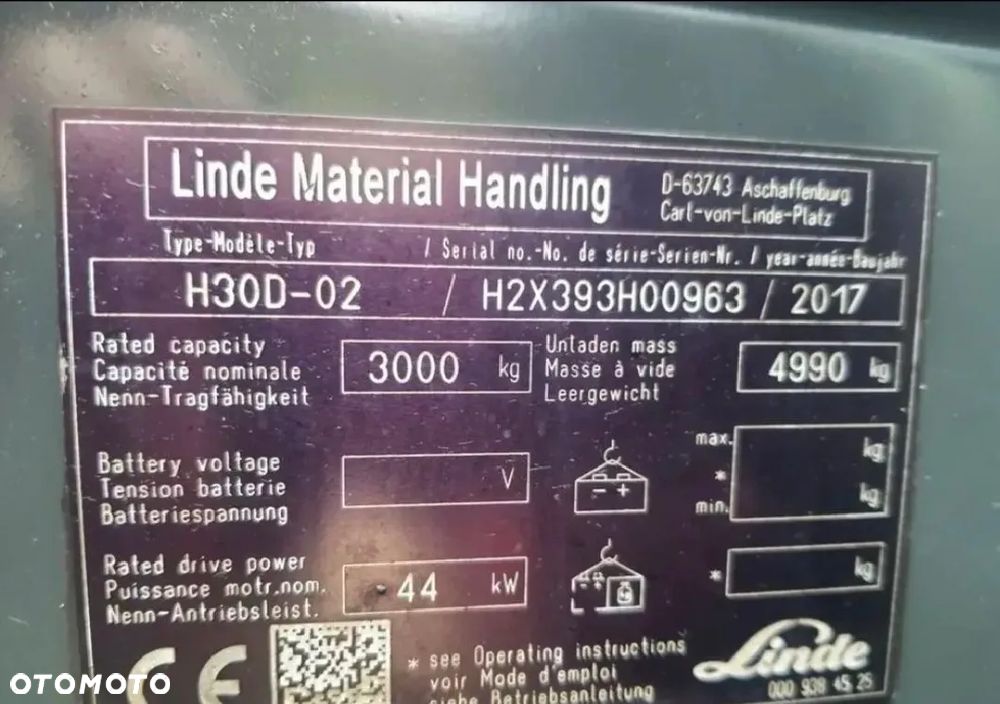 Linde H30D - 8