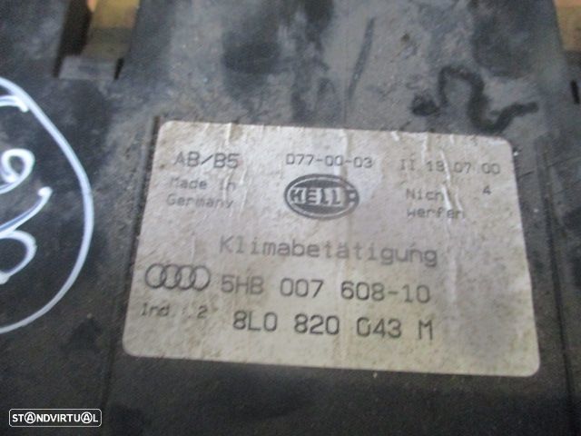 Comando Sofagem 8L0820043m AUDI A3 8L 2000 1.9 TDI 110CV 0P CINZA Hella - 2