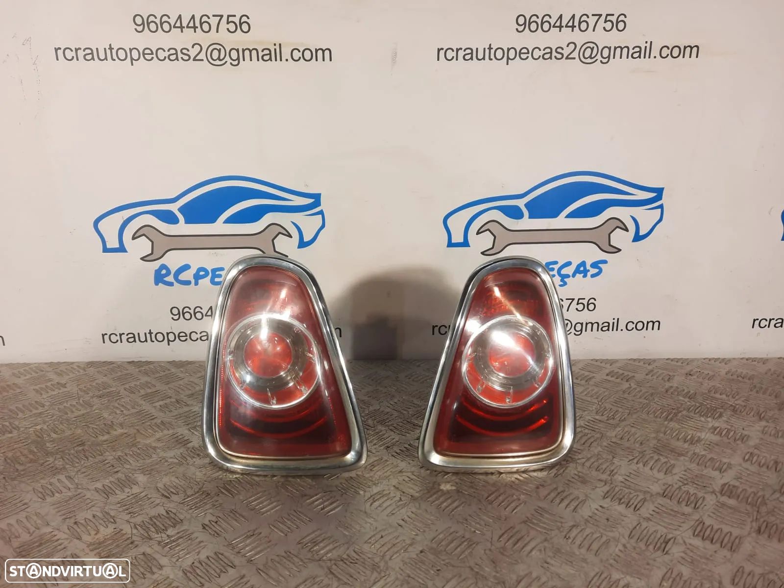 .FAROLIM FAROLINS TRASEIRO TRÁS ESQUERDO DIREITO ORIGINAL MINI COOPER R56 LCI FACELIFT R57 CABRIO LCI R58 COUPE R59 ROADSTER ORIGINAIS - 1