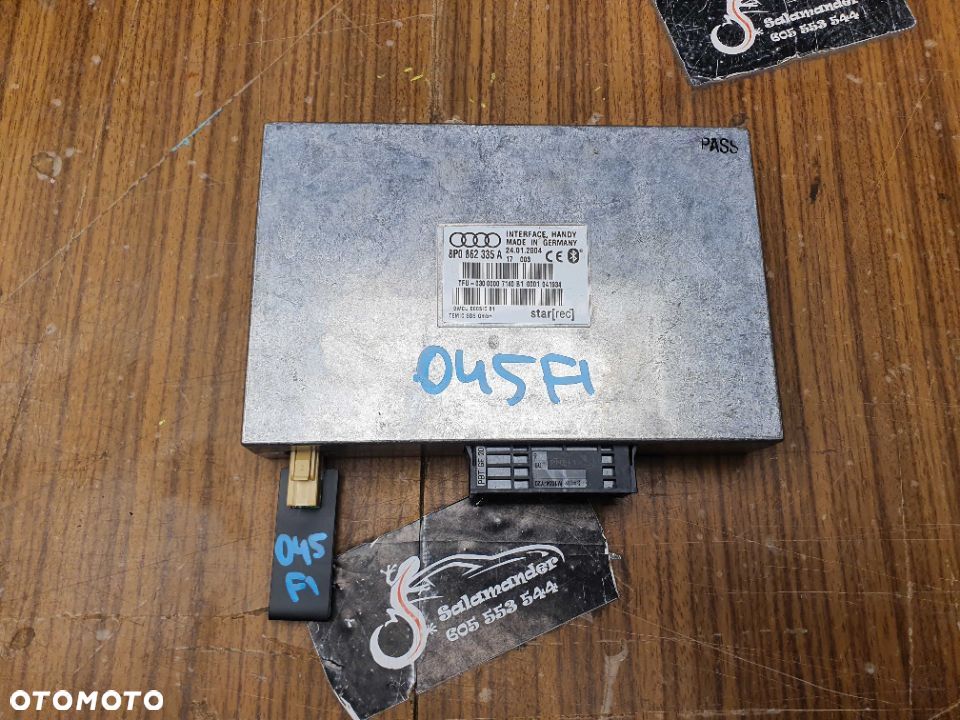 Modul Sterownik 8P0862335 A F H Bluetooth Wzmacniacz Antena AUDI A4 B6 B7 A3 8P - 8