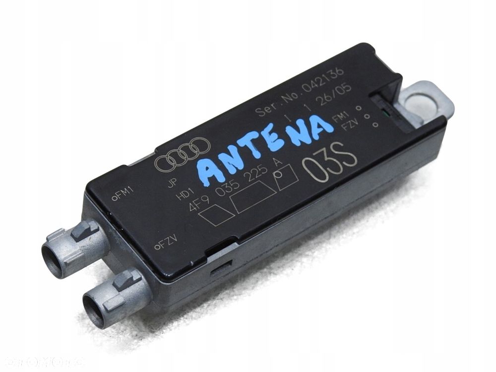 WZMACNIACZ ANTENY AUDI A6 C6 AVANT 4F9035225A - 1