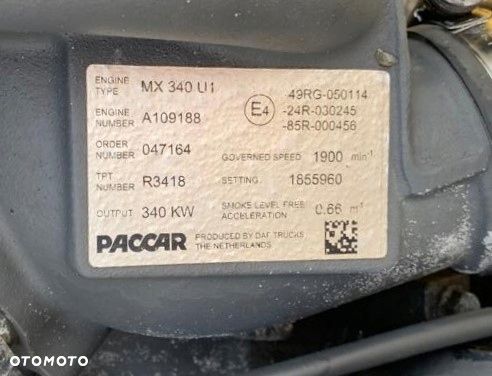 KOMPLETNY SILNIK MX 340U1 DAF XF CF 105 460 510 KM - 9