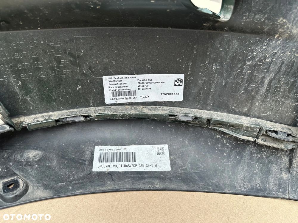 Zderzak przód Porsche Taycan 2025 9J 9j0807221 - 4