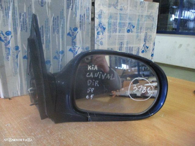 Espelho Esp3186 KIA CARNIVAL 2005 1.6CRDI  16V 0 DRT 5P,AZUL 7 PINOS - 1
