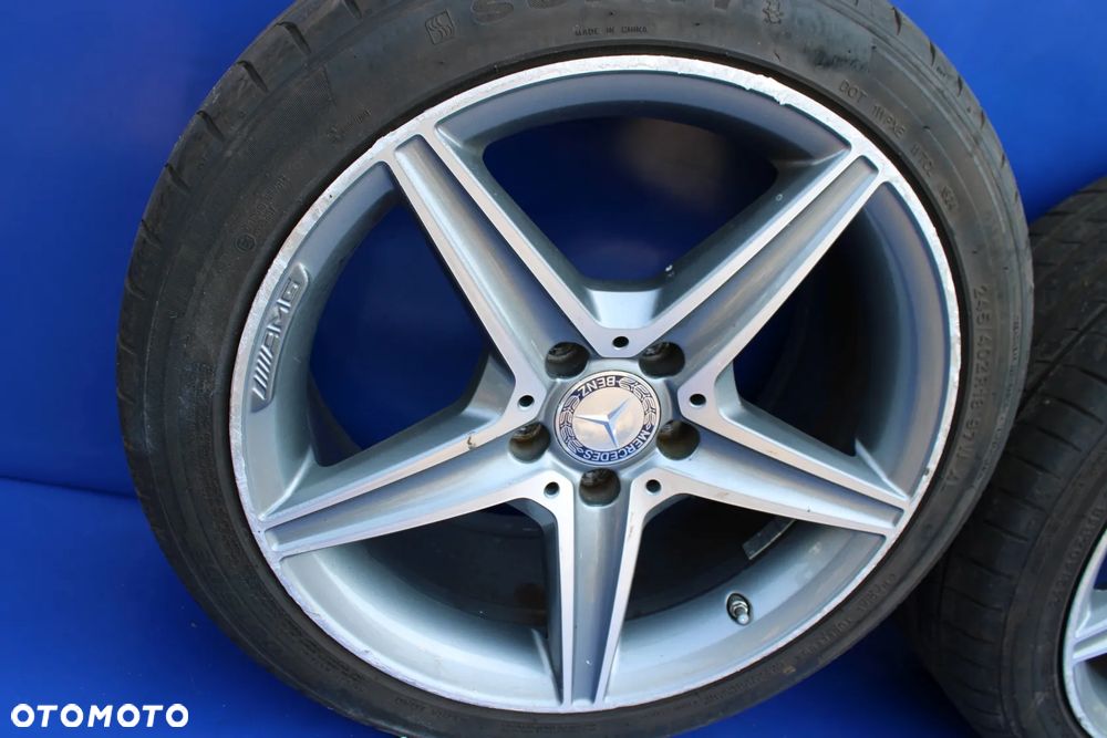 4x Felgi aluminiowe 18" komplet AMG Mercedes W207 C207 A2054011100 A2054011200 - 17