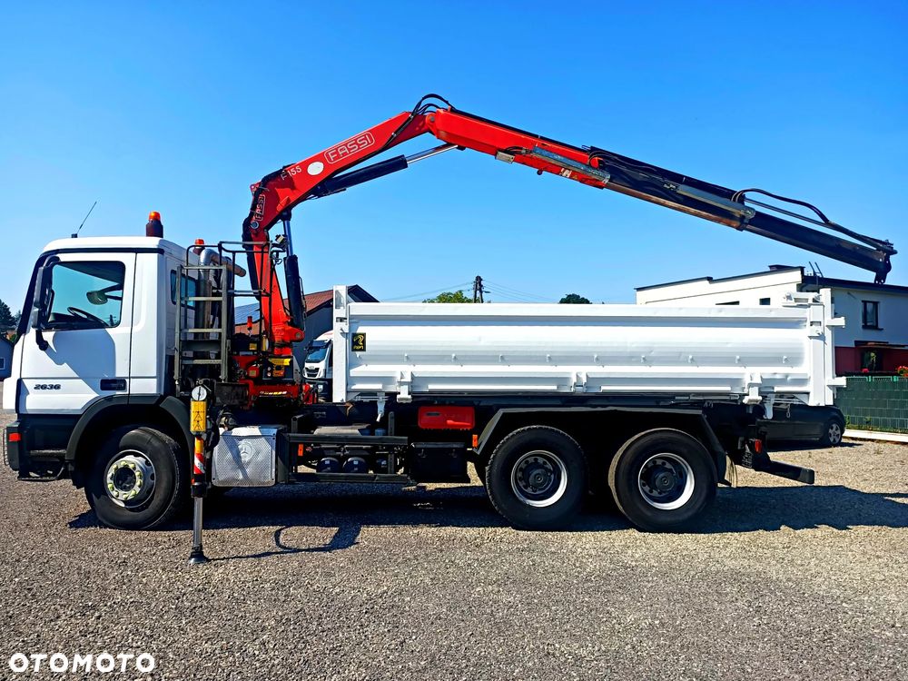 Mercedes-Benz Actros 2636 6x4 Wywrotka HDS Hydroburta Żuraw - 9