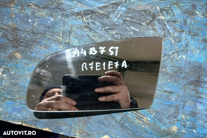 Sticla oglinda stanga ZB408111 ZB408111 Audi A4 B7 [2004 - 2008] Avan - 1