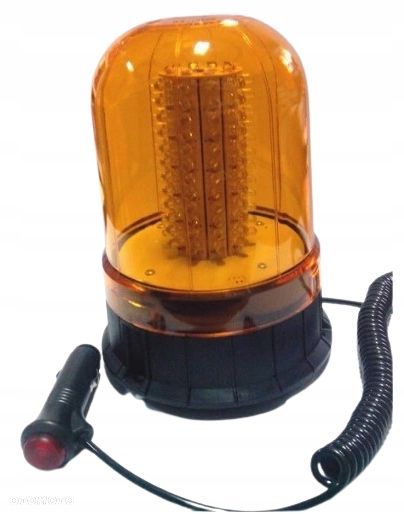 LAMPA OSTRZEGAWCZA KOGUT LED DIODOWY 12-24V MAGNES - 1
