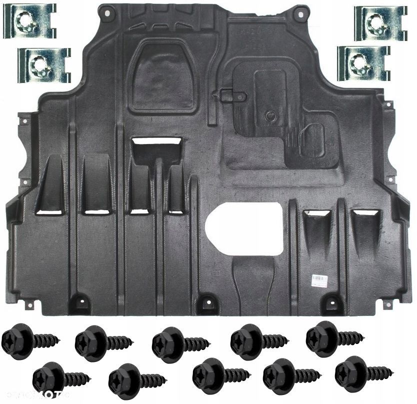 Mazda 3 5 2009-2013 osłona pod silnik spinki DIESE - 1