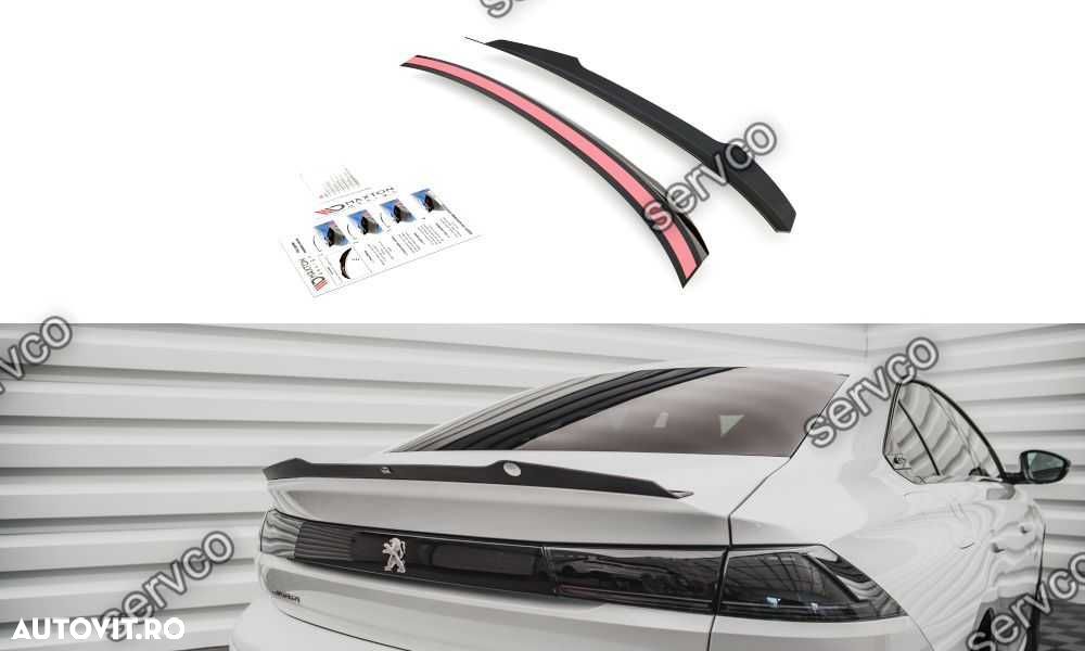 Eleron spoiler cap Peugeot 508 Sedan Mk2 2018- v2 - Maxton Design