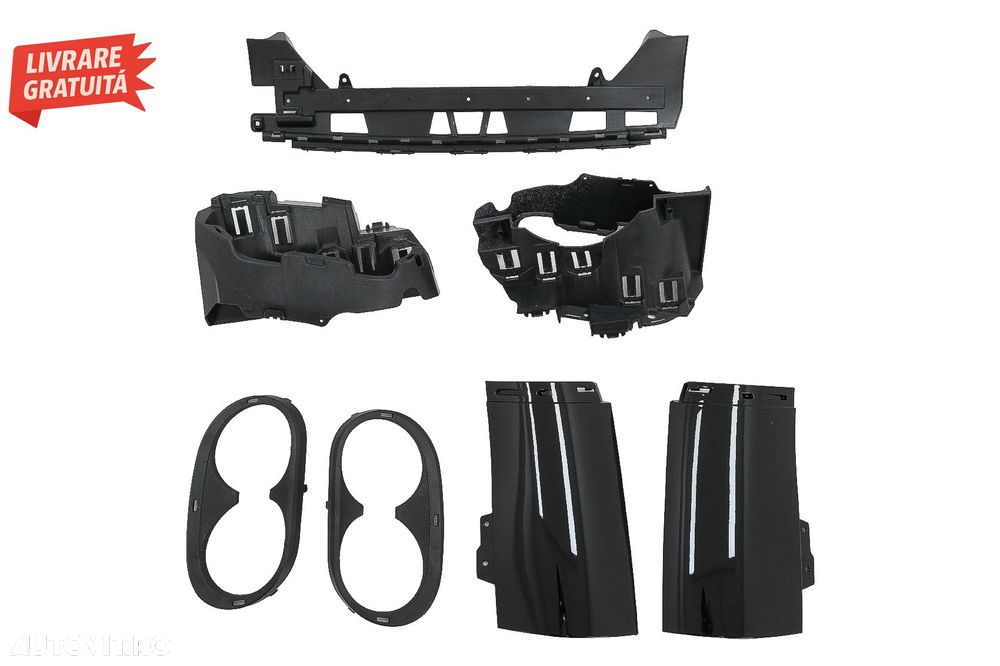 Difuzor Bara Spate cu Ornamente Evacuare Mercedes CLA X118 Shooting Brake C118 Cou- livrare gratuita - 12