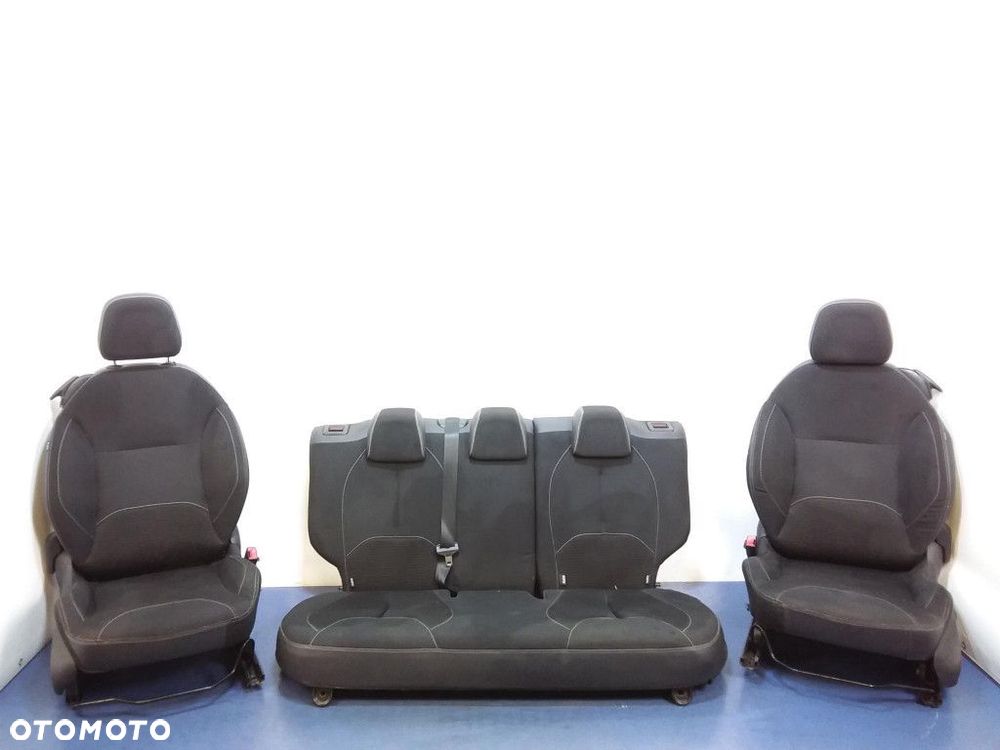 CITROEN DS3 FOTELE KANAPA KOMPLET WELUR - 1
