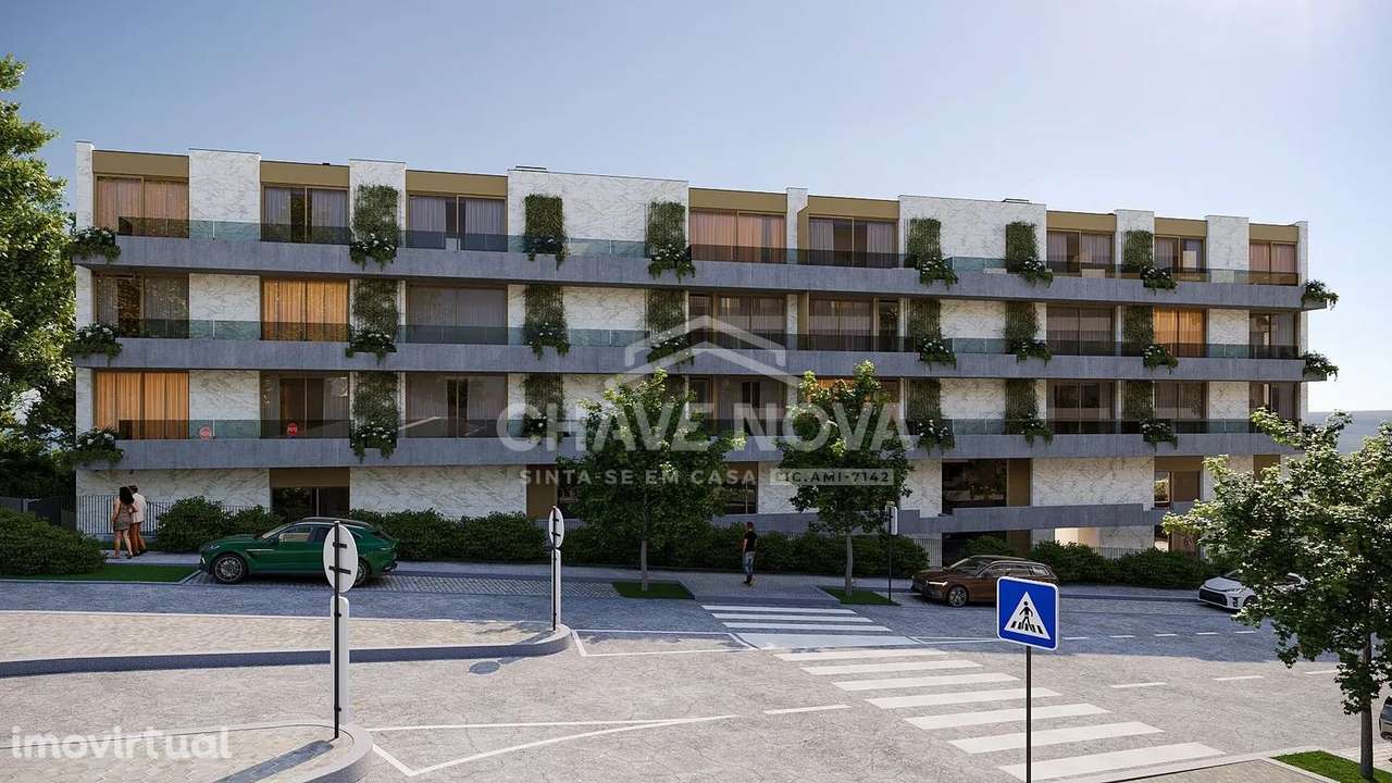 T2 Novo c/ Varanda e 2 Lugares de Garagem em Santa Marinha - Grande imagem: 2/8