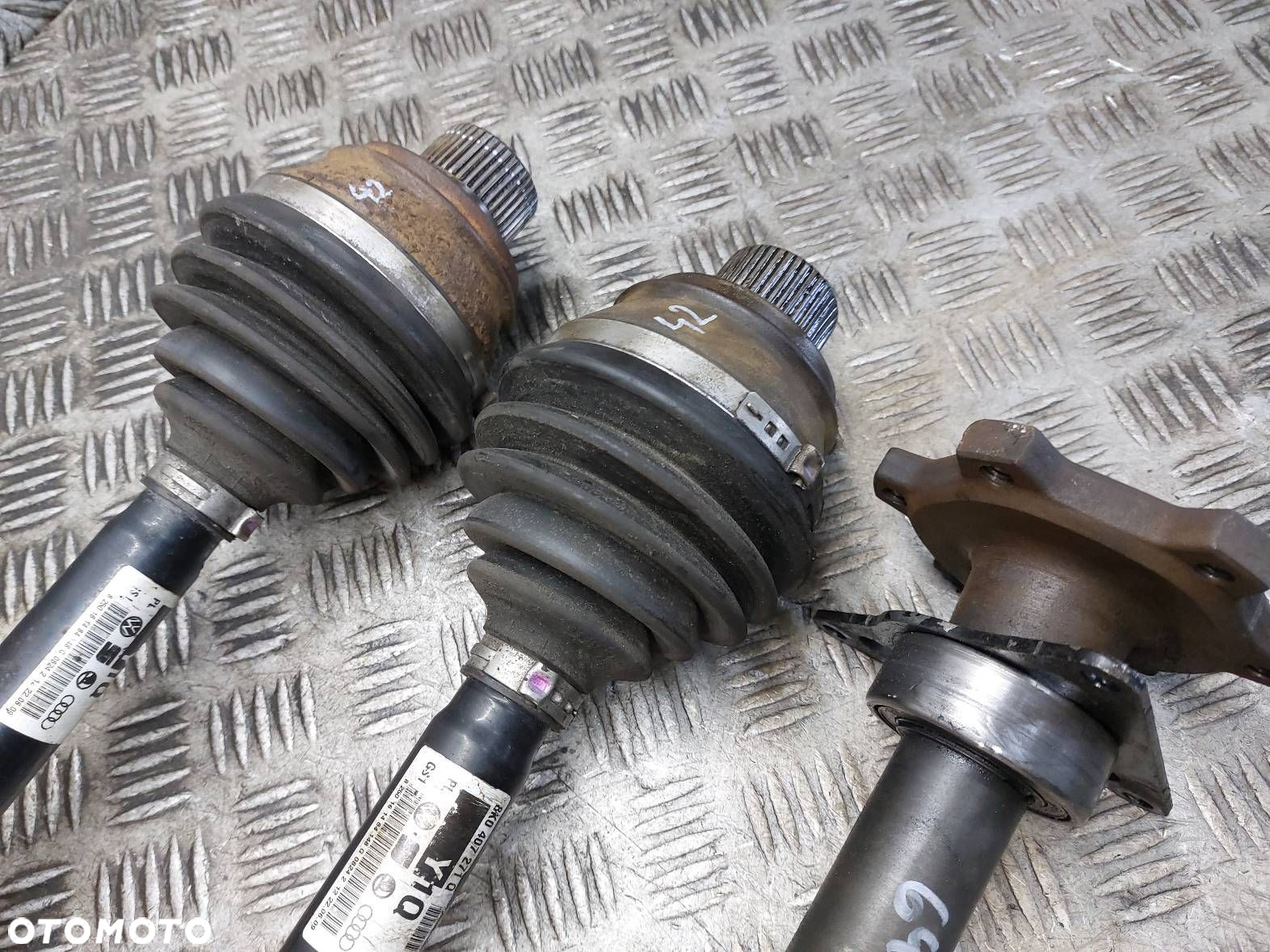 PÓŁOŚ LEWY PRZÓD + PRAWY PRZÓD AUTOMAT AUDI A5 8T 2.0 TFSI 8K0407271Q - 4