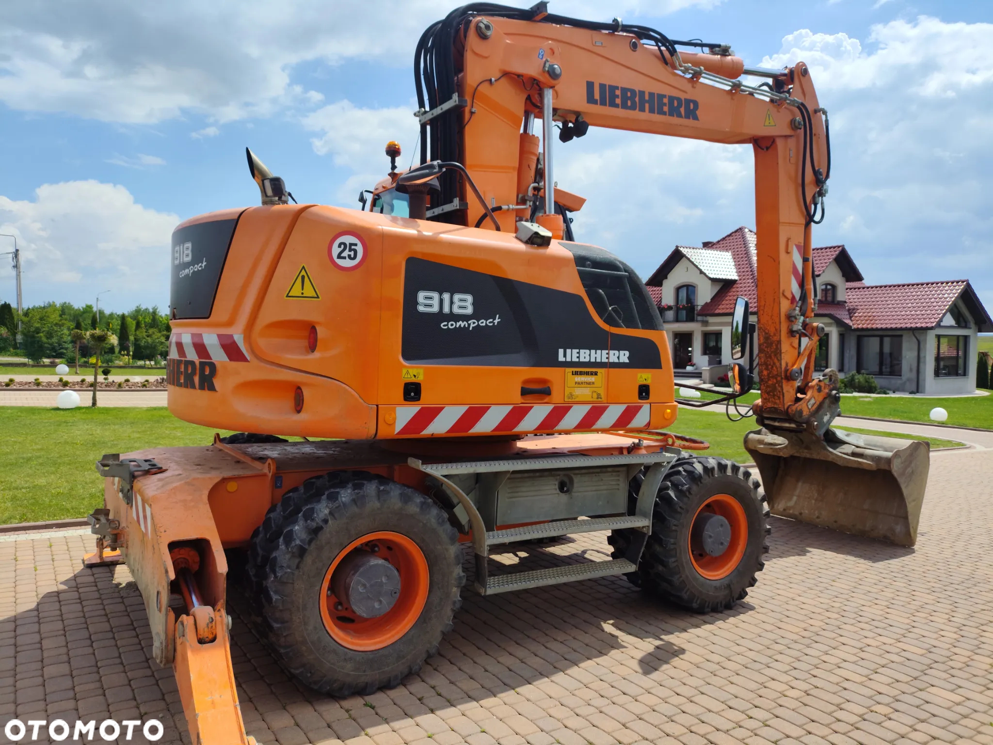 Liebherr A 918 COMPACT / BEZ DPF I ADBLUE / SPROWADZONA / KOPARKA KOŁOWA / 10 000 MTG / KOMPLET ŁYŻEK / - 5